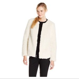 Marc New York Jasmine Curly Faux Shearling Coat XS
